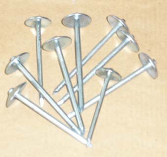 GALV ROOFING NAILS WITH UMBRELLA HEAD