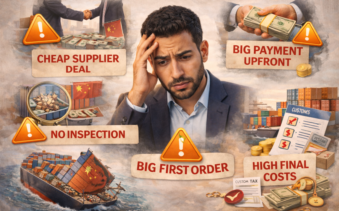 أخطر خمس أخطاء يقع فيها المستوردون في أول شحنة من الصين
